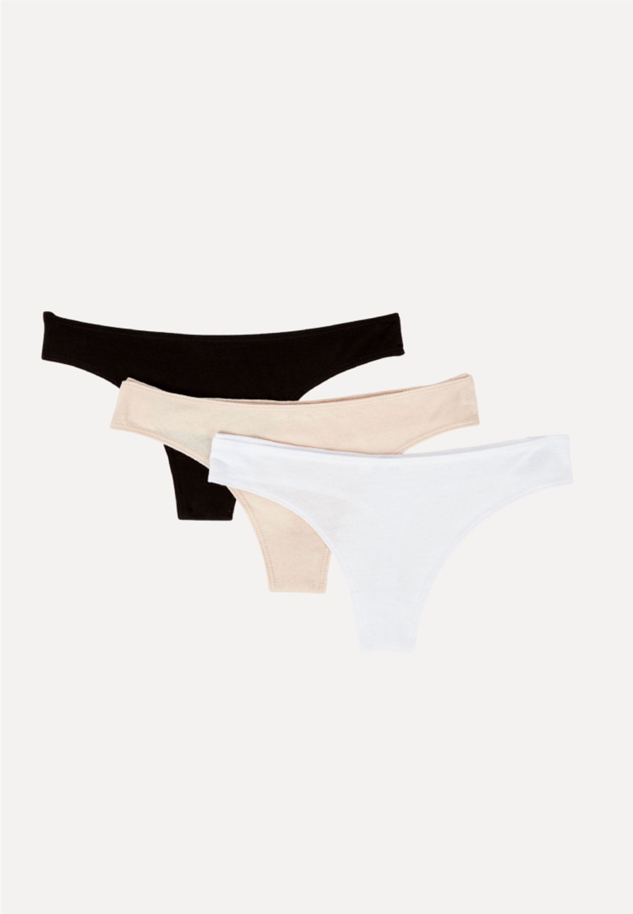 Essentials OSS | Organic Thong 3 Pack