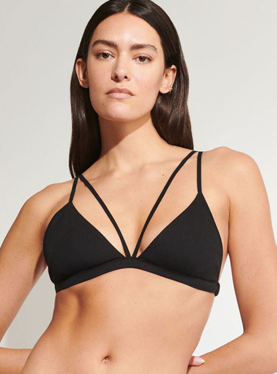 Lingerie OSS | Evita Strappy Bralette Black