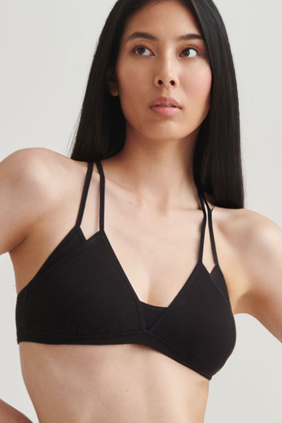 Lingerie OSS | Elle Strappy Bralette Black